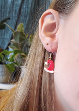Load image into Gallery viewer, Santa Hat Earrings