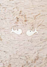 Load image into Gallery viewer, Whale Earrings